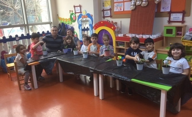 Güneşli Okyanus Koleji Okul Öncesi Yıldızlar Grubu Öğrencileri Aile Katılım Etkinliğinde