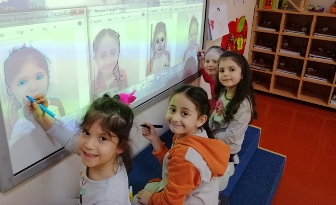 Güneşli Okyanus Koleji Okul Öncesi Yıldızlar Grubu Sanat Etkinliğinde