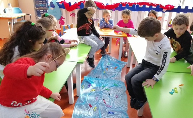 Güneşli Okyanus Koleji Okul Öncesi Yıldızlar Grubu Oyun Etkinliğinde