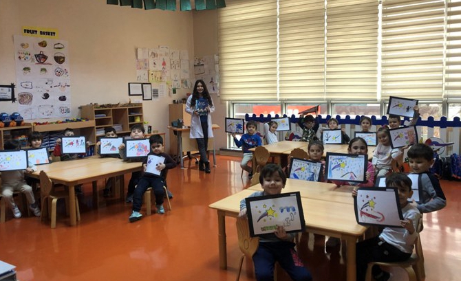Güneşli Okyanus Koleji Okul Öncesi Yıldızlar  Grubu Bütünleştirilmiş  Etkinlikte