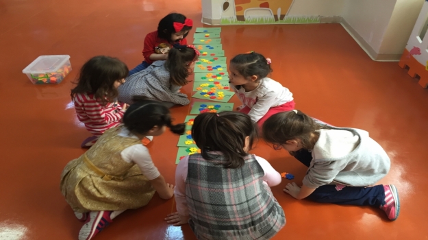 Okul Öncesi Yıldızlar Grubu Matematik Etkinliğinde