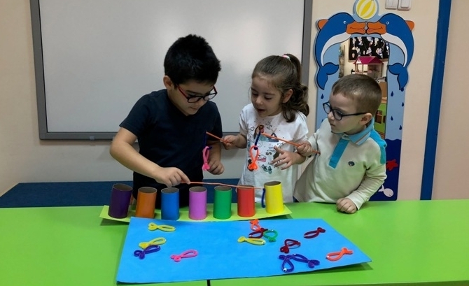 Güneşli Okyanus Koleji Okul Öncesi Yunuslar Grubu Oyun Etkinliğinde
