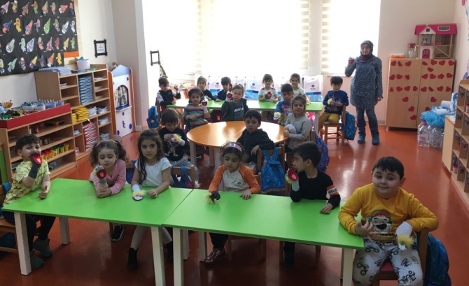 Güneşli Okyanus Koleji Okul Öncesi Yunuslar Grubu Aile Katılımında