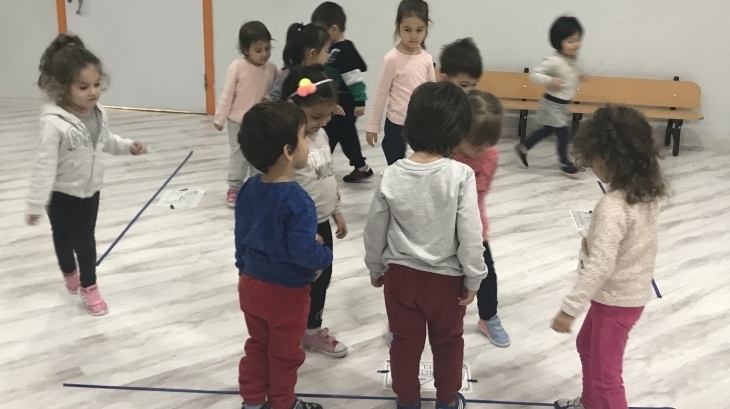 Halkalı Okul Öncesi Ağaçlar Grubu Oyun Etkinliğinde