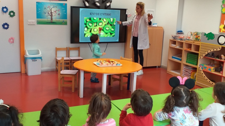Halkalı Okul Öncesi Çiçekler Grubu  Aile Katılımı Etkinliğinde