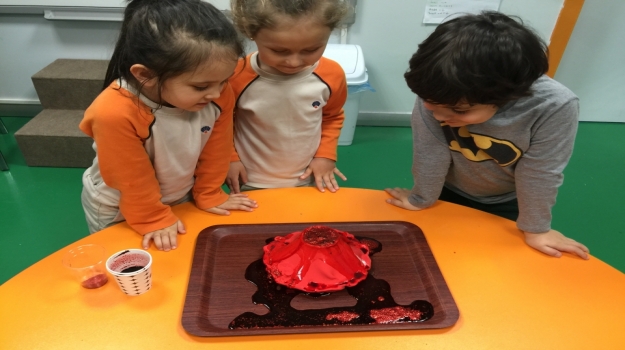 Halkalı Okul Öncesi Gökkuşağı Grubu Öğrencileri Fen-Matematik Dersinde