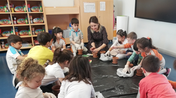 Halkalı Okyanus Koleji Okul Öncesi Gökkuşağı Grubu Aile Katılımı Etkinliğinde