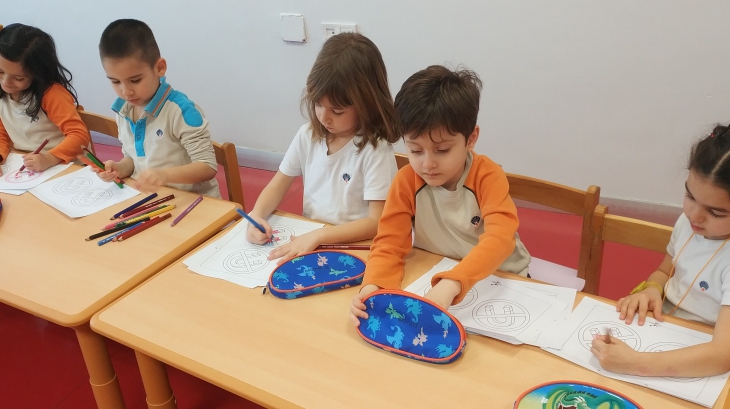 Halkalı Okyanus Koleji Okul Öncesi Güneş Grubu Fastrackıds Dersinde