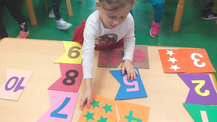 Halkalı Okyanus Koleji Okul Öncesi Mercan Grubu Matematik Etkinliğinde