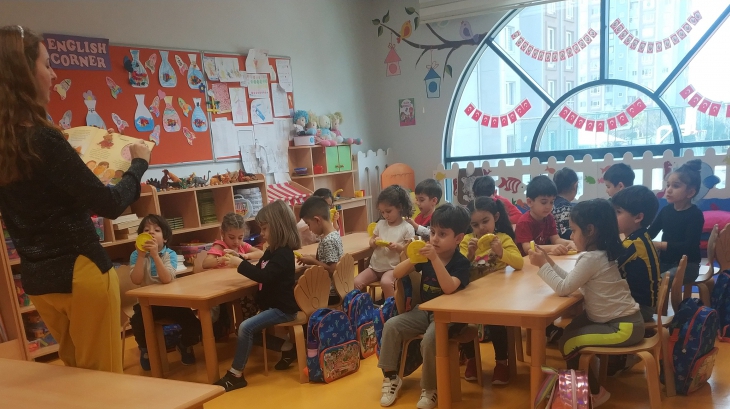 Halkalı Okyanus Okul Öncesi Güneş Grubu Bütünleştirilmiş Etkinlikte