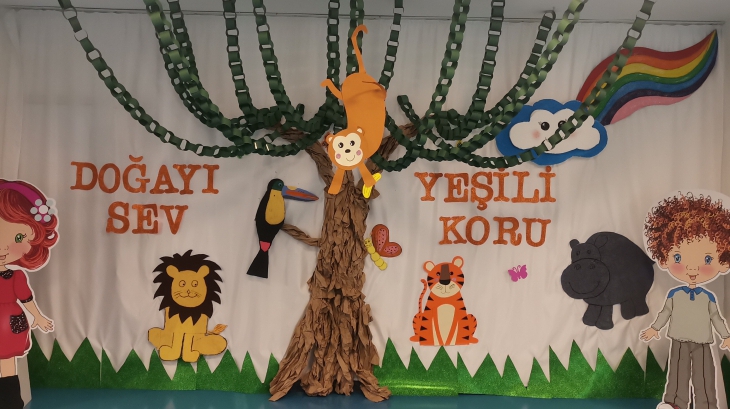 İncek Okyanus Anaokulu Öğrencileri Orman Haftası Etkinliğinde