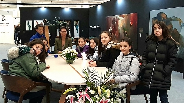 İncek Okyanus Koleji 5. Çağdaş Sanat Fuarı Gezisi