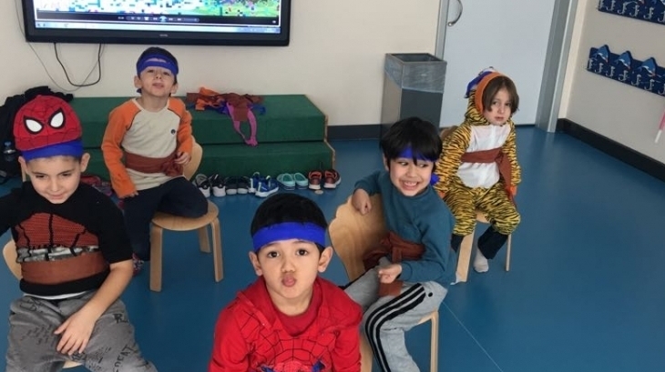 İncek Okyanus Koleji Okul Öncesi Yetenek Derslerinden Kareler .