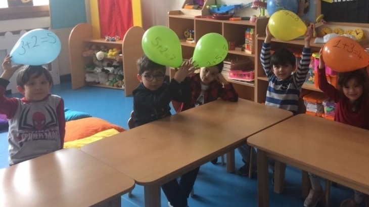 İncek Okyanus Okul öncesi Yetenek Klübü Derslerine katıldılar.