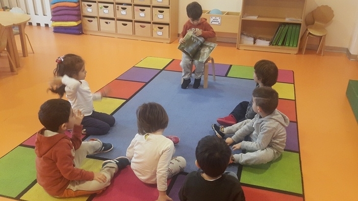 Kemerburgaz Okyanus Koleji Çiçekler Grubu Türkçe Dil Etkinliğinde
