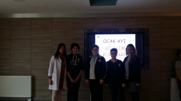 Kemerburgaz Okyanus Koleji Ocak Ayı Bilişim Kurdu Öğrencileri Belli Oldu
