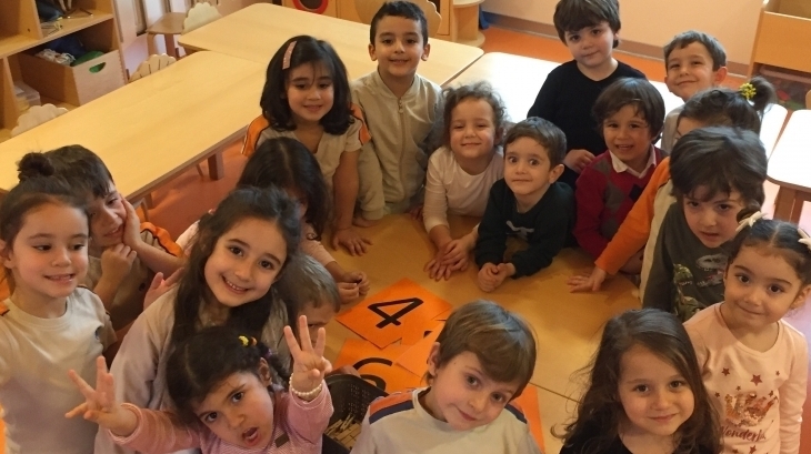 Kemerburgaz Okyanus Koleji Yunuslar Grubu Matematik Etkinliğinde  ‘Eksiltme  Çalışması’ Yapıyor