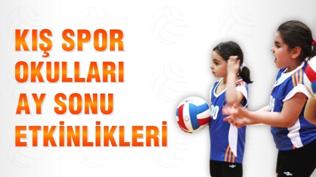 Kış Spor Okulları,  Ay Sonu Etkinliği'nde Buluştu
