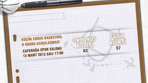 Küçük Erkek Basketbol Takımı'ndan Galibiyet