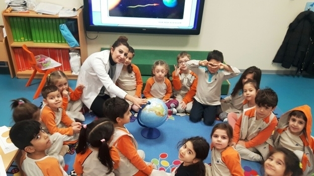 Mavişehir Gezegenler Grubu Fastrackids Dersinde Dünyamızı Keşfediyor