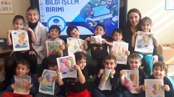 Mavişehir Okyanus Koleji İnciler grubu Öğrencileri Aile Katılımı Etkinliğinde