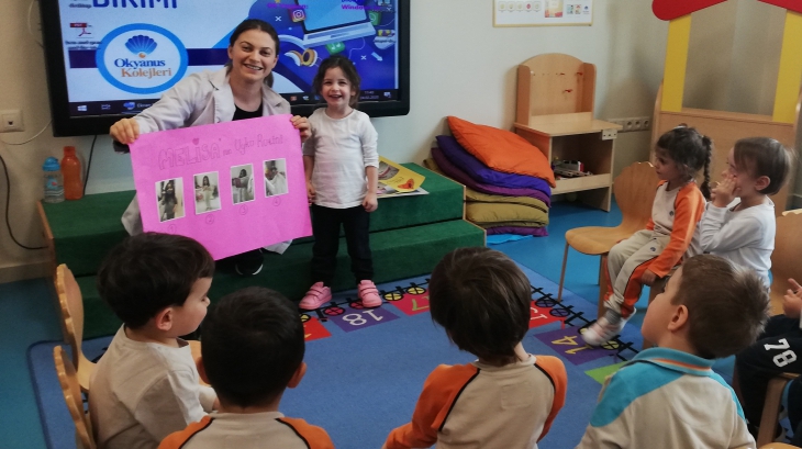 Mavişehir Okyanus Koleji Kuşlar Grubu öğrencileri Sosyal Beceri dersinde