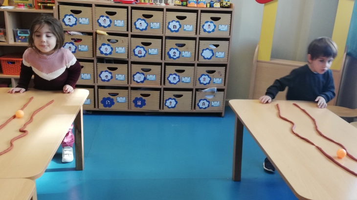 Mavişehir Okyanus Koleji Kuşlar Grubu Öğrencileri İngilizce dersinde