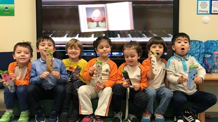 Mavişehir Okyanus Koleji Okul Öncesi Denizyıldızları Öğrencileri Kitap Ayraçları Hazırladılar