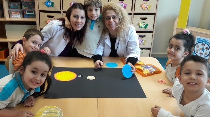 Mavişehir Okyanus Koleji Okul Öncesi Balıklar Grubu İngilizce Dersinde