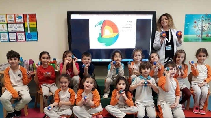 Mavişehir Okyanus Koleji Okul Öncesi Çiçekler Grubu Fastrackids Dersinde