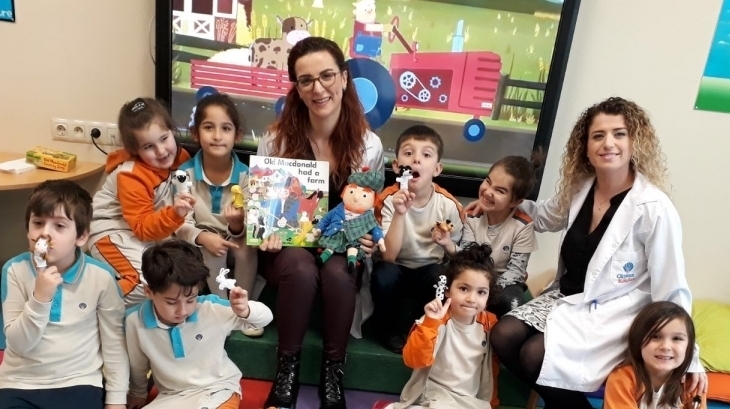 Mavişehir Okyanus Koleji Okul Öncesi Çiçekler Grubu İngilizce Dersinde