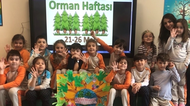 Mavişehir Okyanus Koleji Okul Öncesi Kuşlar Grubu Sanat Etkinliğinde