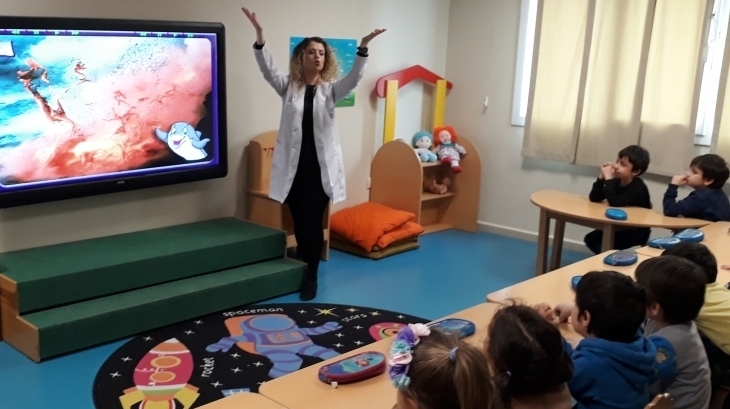 Mavişehir Okyanus Koleji Okul Öncesi Kuşlar Grubu Fastrackids Dersinde