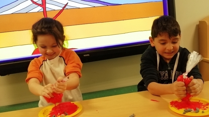 Mavişehir Okyanus Koleji Okul Öncesi Balıklar Grubu Fastrackids Dersinde