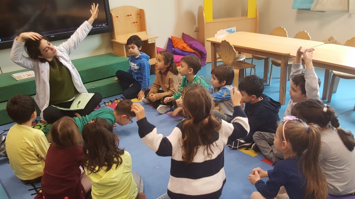 Mavişehir Okyanus Koleji Okul Öncesi Kuşlar Grubu Drama Dersinde