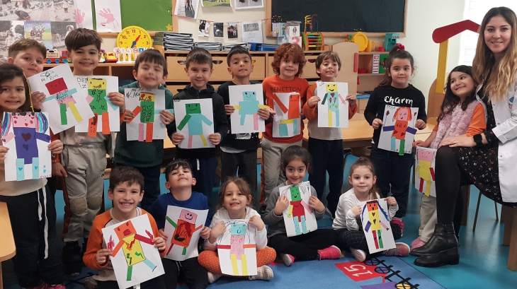 Mavişehir Okyanus Koleji Okul Öncesi Yıldızlar Grubu Sanat Etkinliğinde