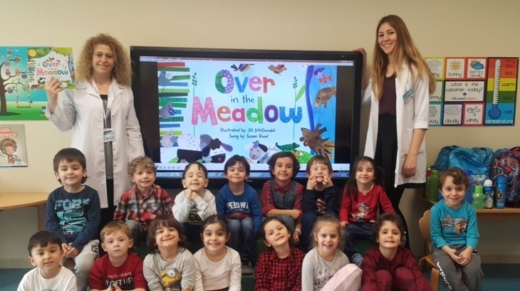 Mavişehir Okyanus Koleji Okul Öncesi Yunuslar Grubu İngilizce Dersinde