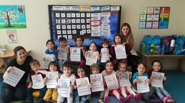 Mavişehir Okyanus Koleji Okul Öncesi Yunuslar Grubu Aile Katılım Etkinliğinde