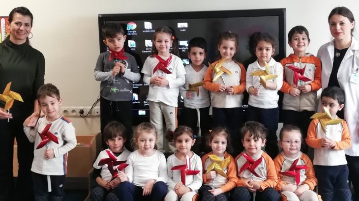 Mavişehir Okyanus Koleji Okul Öncesi Yunuslar Grubu Aile Katılımı Etkinliğinde