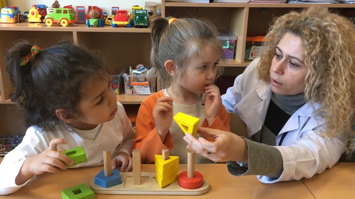 Mavişehir Okyanus Koleji Okul Öncesi Yunuslar Grubu İngilizce Dersinde