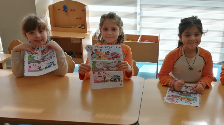 Mavişehir Okyanus Koleji Yıldızlar Grubu Öğrencileri Bütünleştirilmiş Sanat etkinliğinde