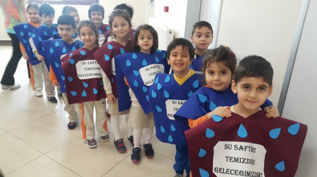 Mimaroba Okul Öncesi Okyanus Koleji Dünya Su Gününü Kutluyor