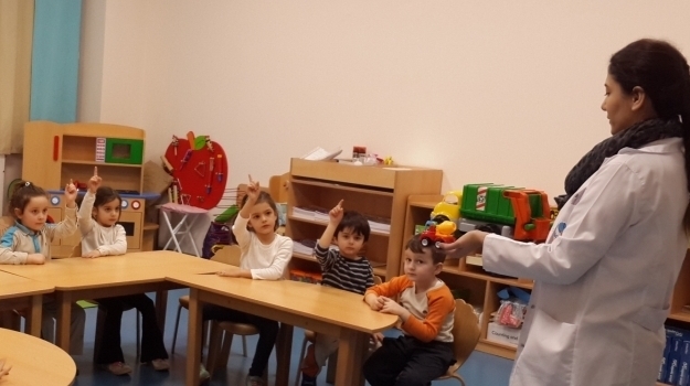 Mimarsinan  Okyanus Koleji Okul Öncesi Bulutlar Grubu Türkçe Etkinliğinde.