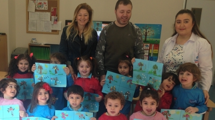 Mimarsinan Okyanus Koleji Okul Öncesi Çiçekler Gurubu Aile Katılım Etkinliğinde