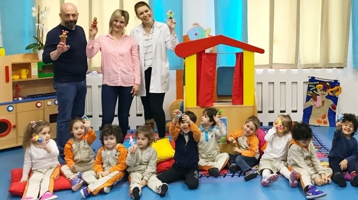 Mimarsinan Okyanus Koleji Okul Öncesi Kuşlar Grubu Aile Katılımı Etkinliğinde