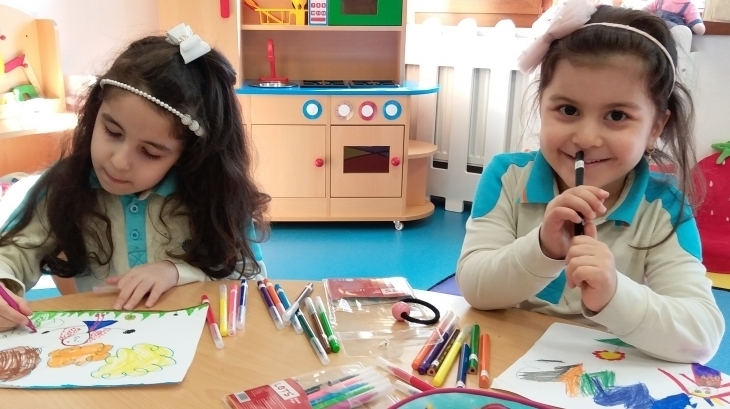 Mimarsinan Okyanus Koleji Okul Öncesi Yıldızlar Grubu Sanat Etkinliğinde