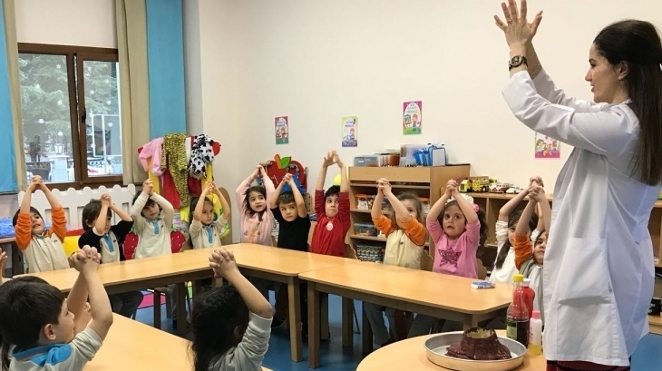 Mimarsinan Okyanus Koleji Okul Öncesi Yıldızlar Grubu Fen-Doğa Dersinde
