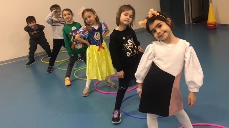 Mimarsinan Okyanus Koleji Okul Öncesi Yıldızlar Grubu Beceri Koordinasyon Etkinliğinde