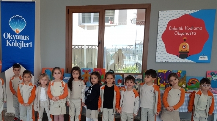 Mimarsinan Okyanus Koleji Okul Öncesi Yunuslar Grubu Sanat Etkinliğinde