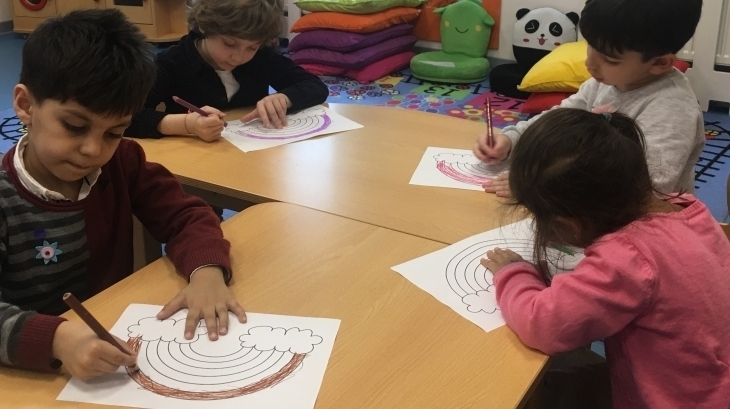 Mimarsinan Okyanus Koleji Okul Öncesi Yunuslar Grubu Sosyal Beceri Etkinliğinde